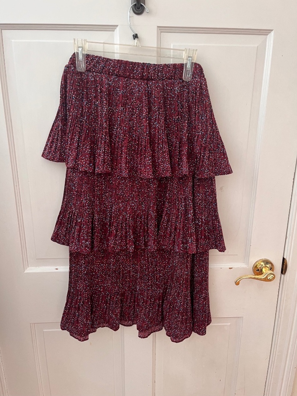 Long Tiered Skirt by Korean Fashion Brand